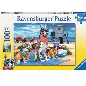New sealed Ravensburger 100XXL Puzzle- No Dogs on the Beach